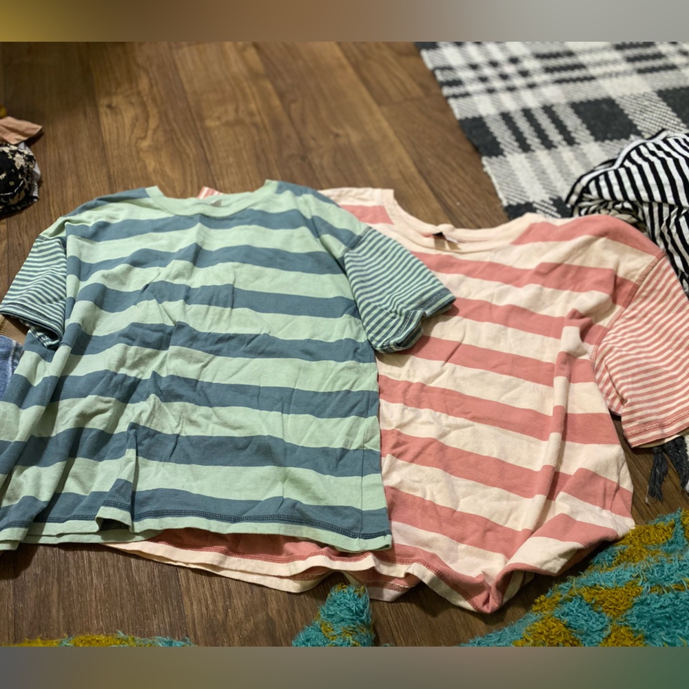 Urban outfitters stripe tshirt